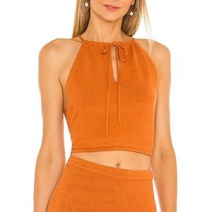 Cult Gaia Kali Knit Top in Spice - brand new